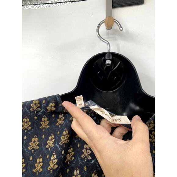 Soft Surroundings PM Beaded Boho Maxi Dress - Picture 4 of 6